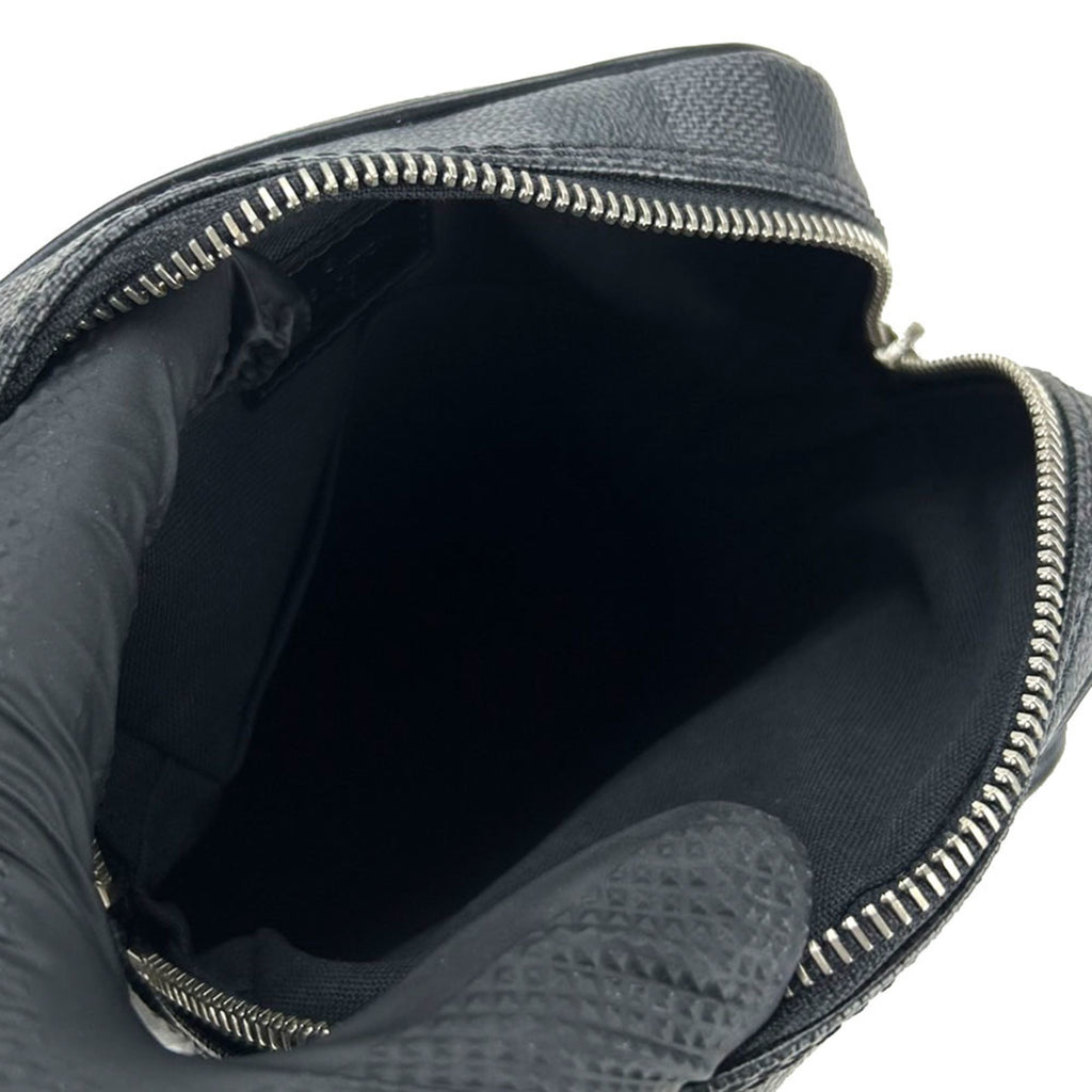 Louis Vuitton Damier Graphite Black Gray Damier Graphite Pochette Shoulder Bag (Pre-Owned)