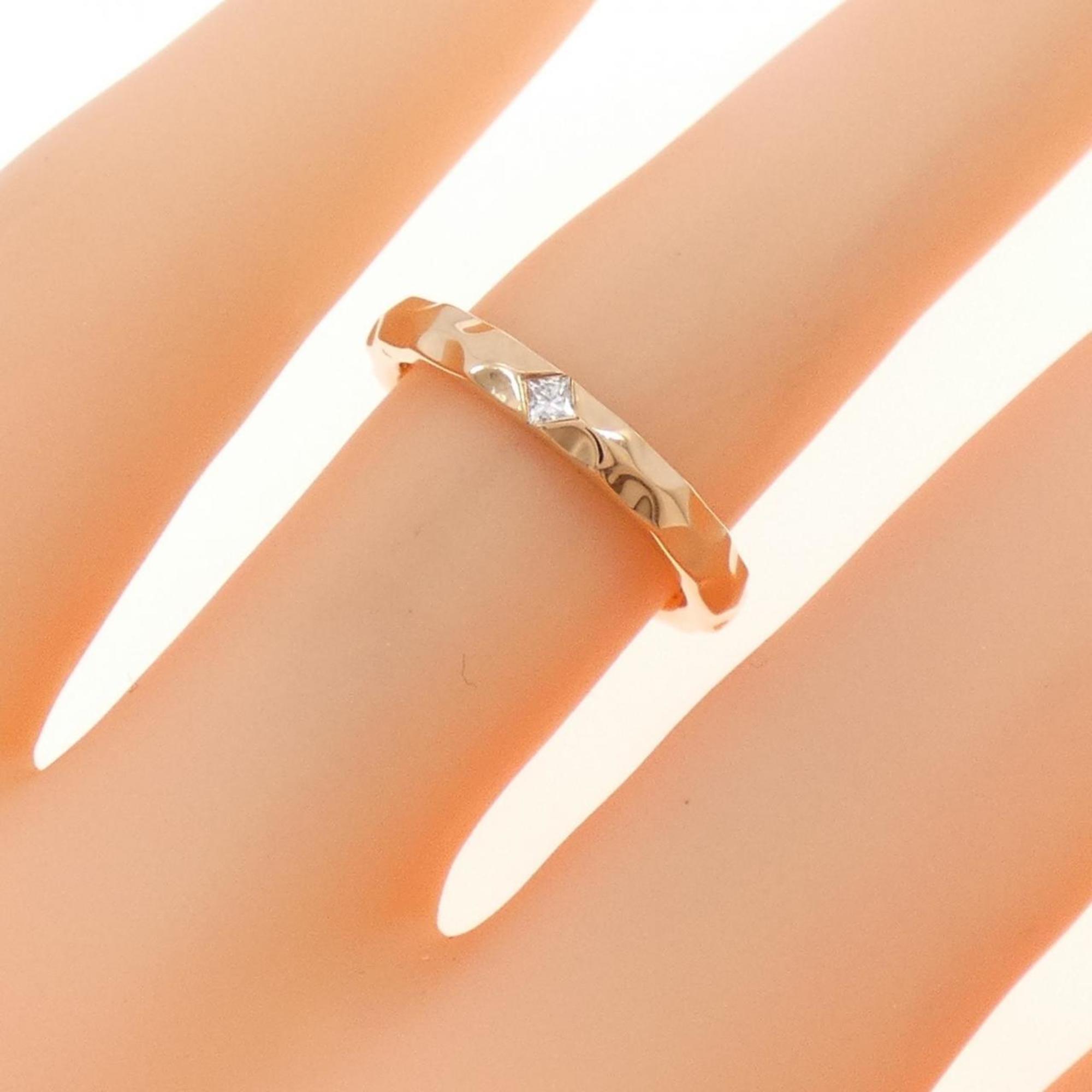 Louis Vuitton Pink Gold Pink Gold (18K) Band Ring (Pre-Owned)
