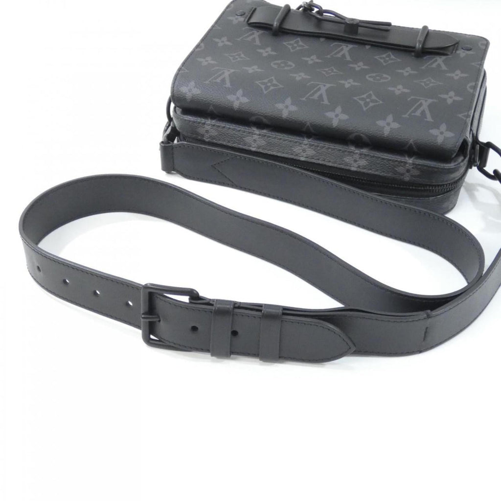 Louis Vuitton Black Coated Canvas Shoulder Bag (Pre-Owned)