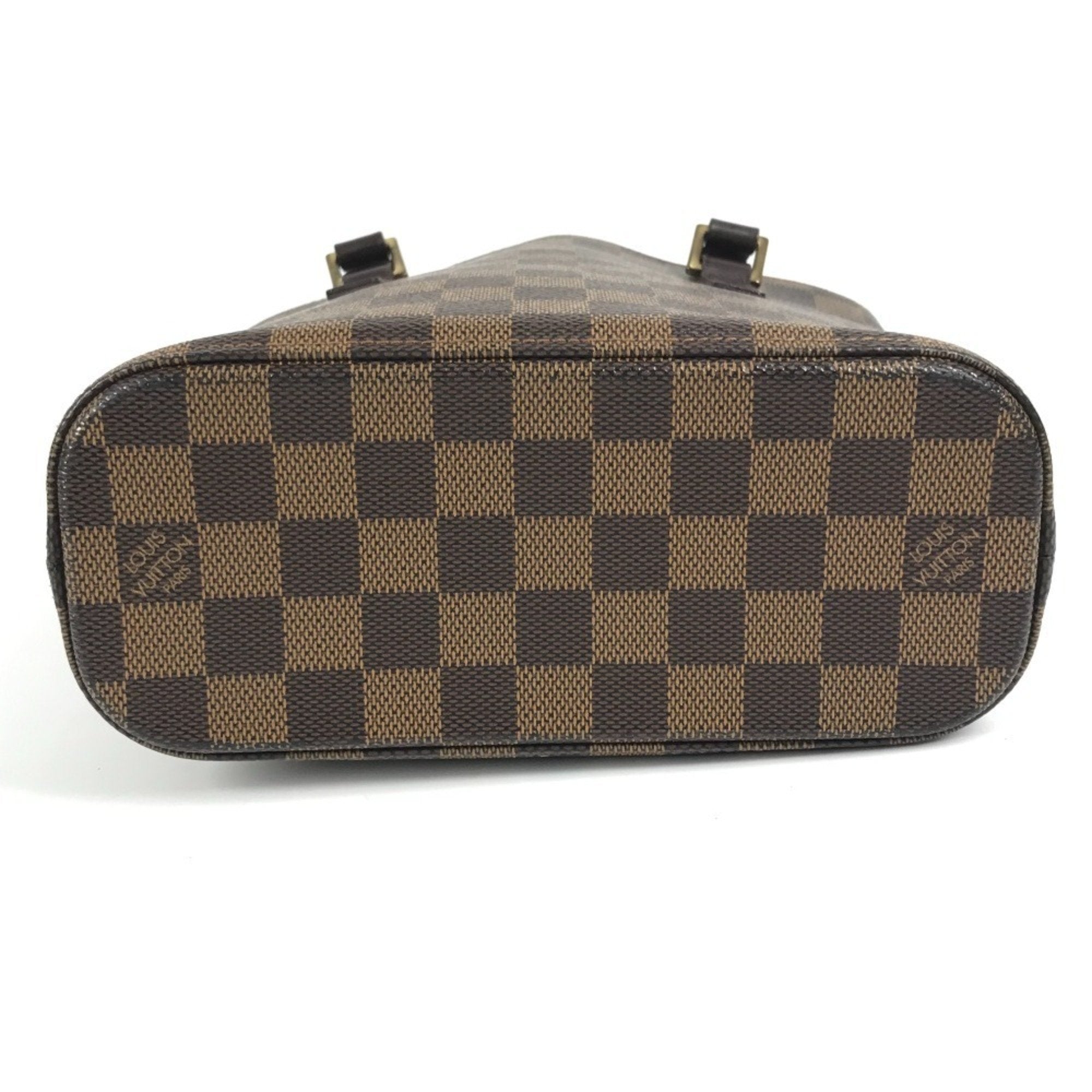 Louis Vuitton Brown Damier Canvas Ebene Damier Canvas Handbag Tote Bag (Pre-Owned)
