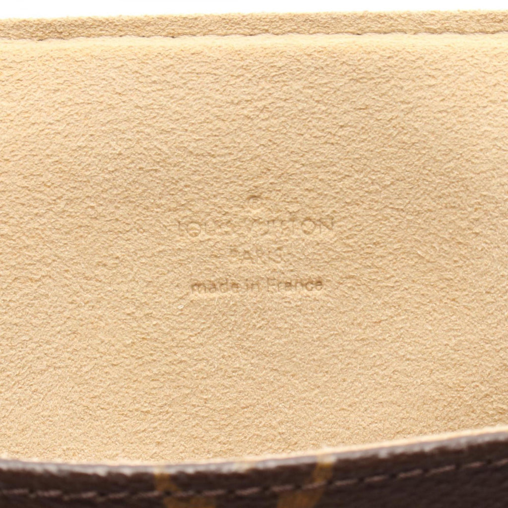 Louis Vuitton Brown Coated Canvas Leather Shoulder Bag (Pre-Owned)
