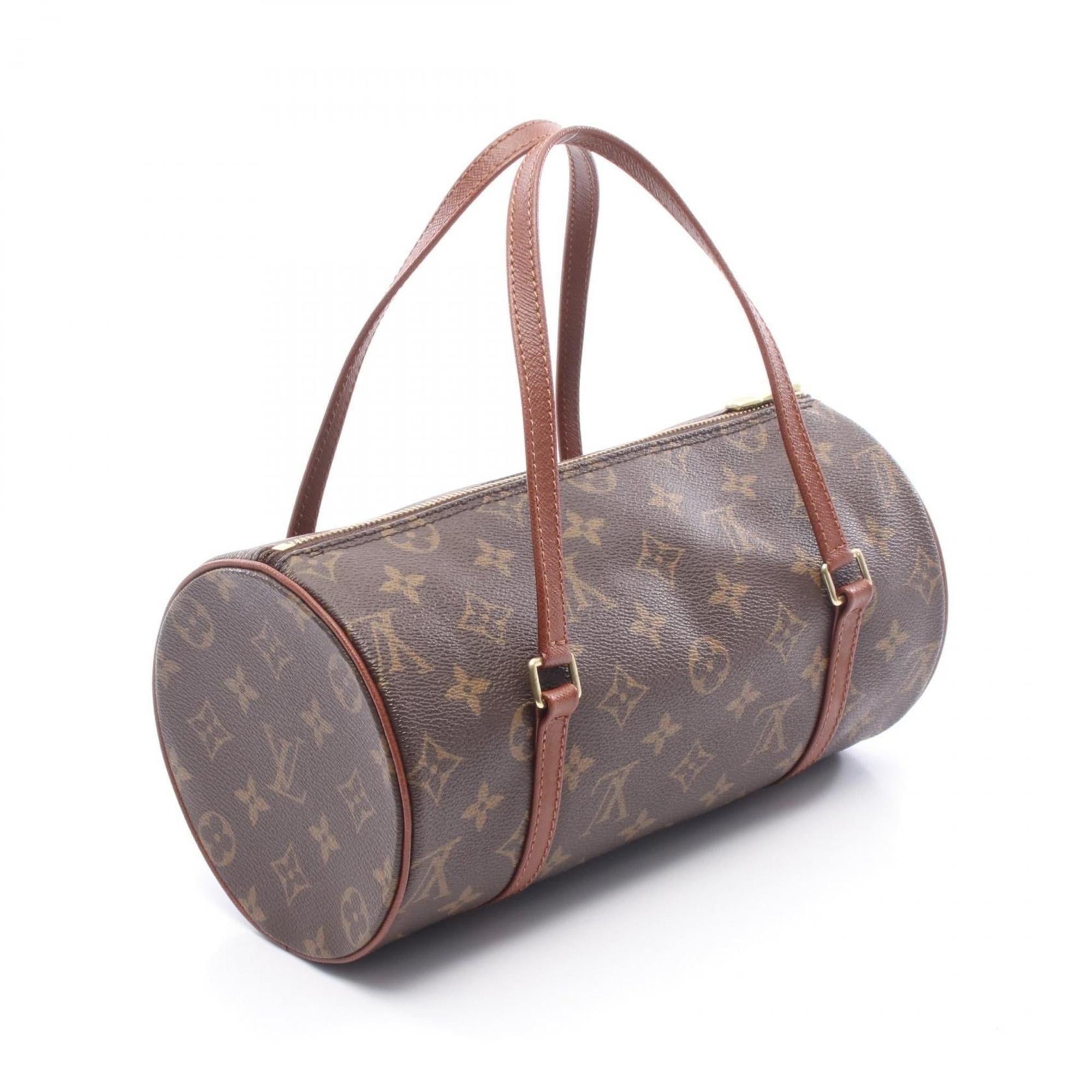 Louis Vuitton Brown Monogram Coated Canvas Leather Handbag (Pre-Owned)