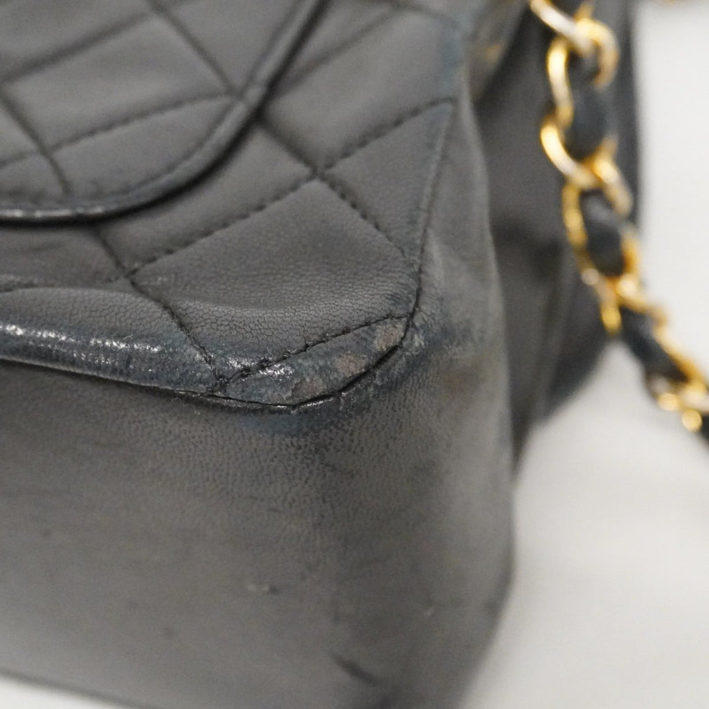 Vintage CC Chain Flap Bag Quilted Lambskin Medium