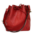 Louis Vuitton Red Color Epi Leather Shoulder Bag (Pre-Owned)
