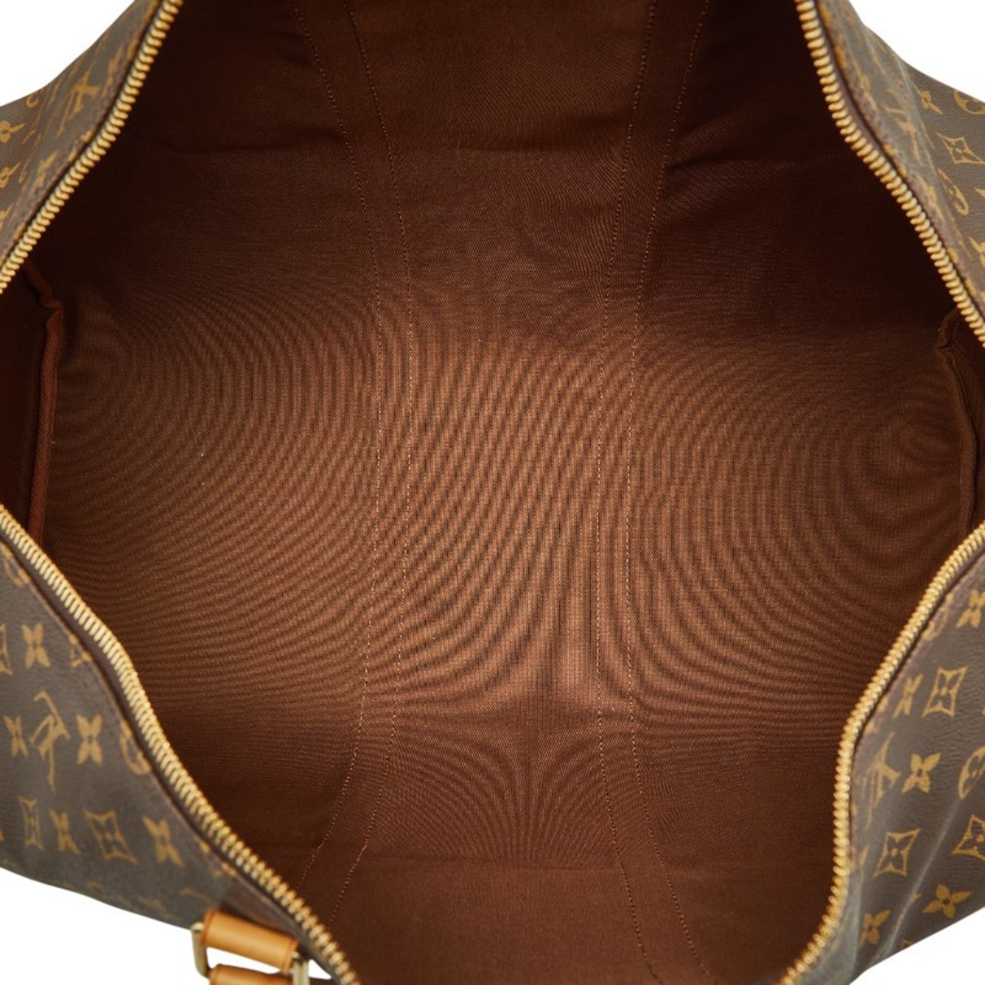 Louis Vuitton Brown Pvc Leather Boston Bag (Pre-Owned)