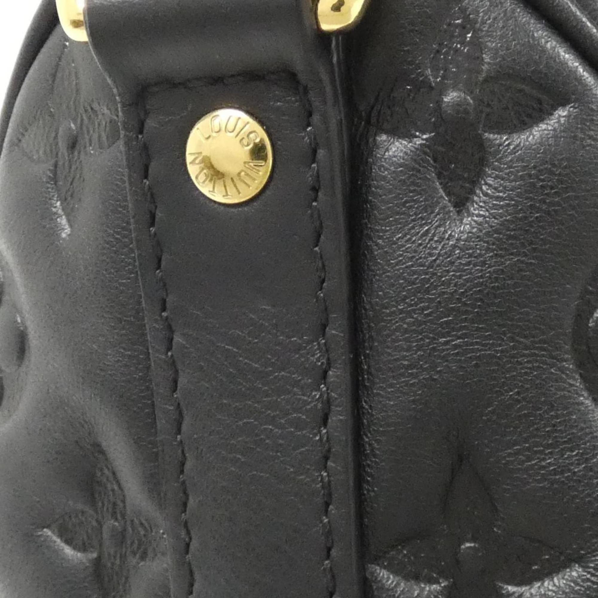 Louis Vuitton Black Leather Boston Bag (Pre-Owned)