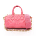 Louis Vuitton Pink Leather Handbag (Pre-Owned)