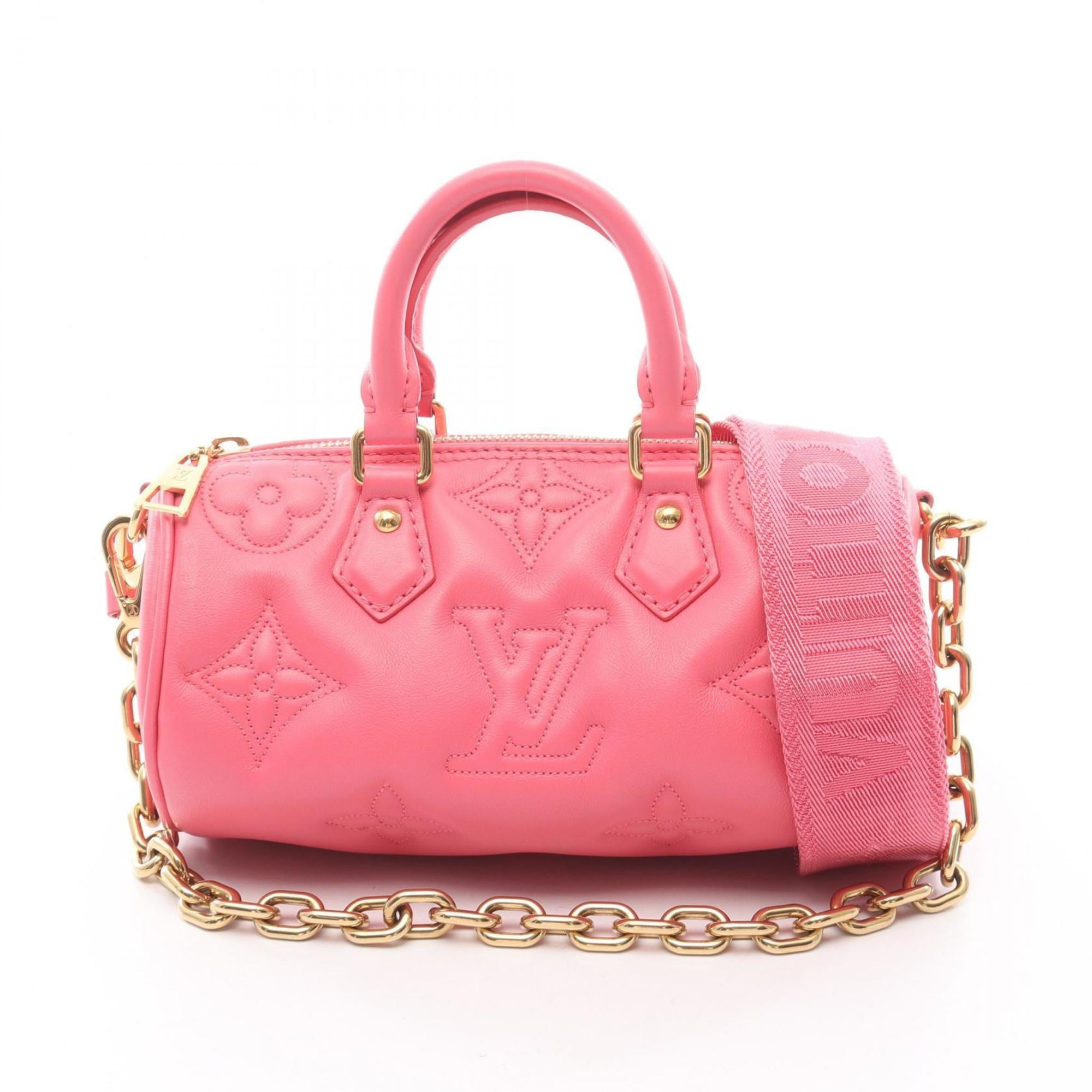 Louis Vuitton Pink Leather Handbag (Pre-Owned)