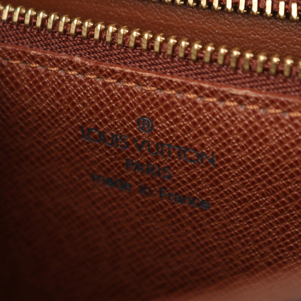 Louis Vuitton Brown Coated Canvas Leather Shoulder Bag (Pre-Owned)