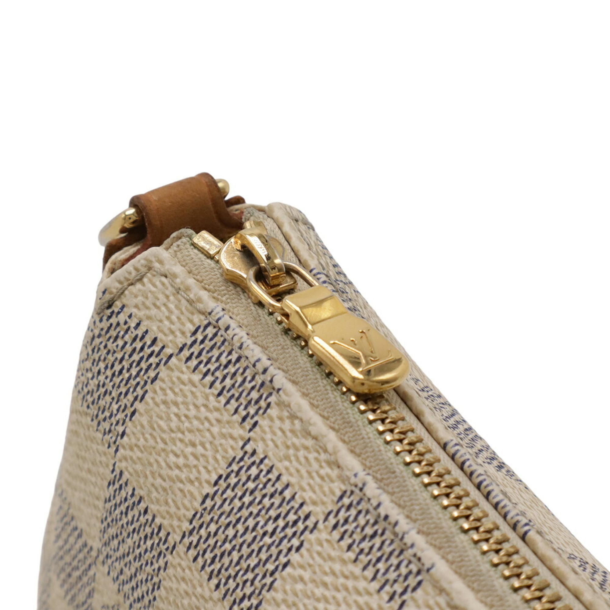 Louis Vuitton Damier Azur Ivory Damier Azur Shoulder Bag (Pre-Owned)