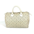 Louis Vuitton Monogram Mini Lin Navy White Monogram Mini Lin Boston Bag Handbag (Pre-Owned)
