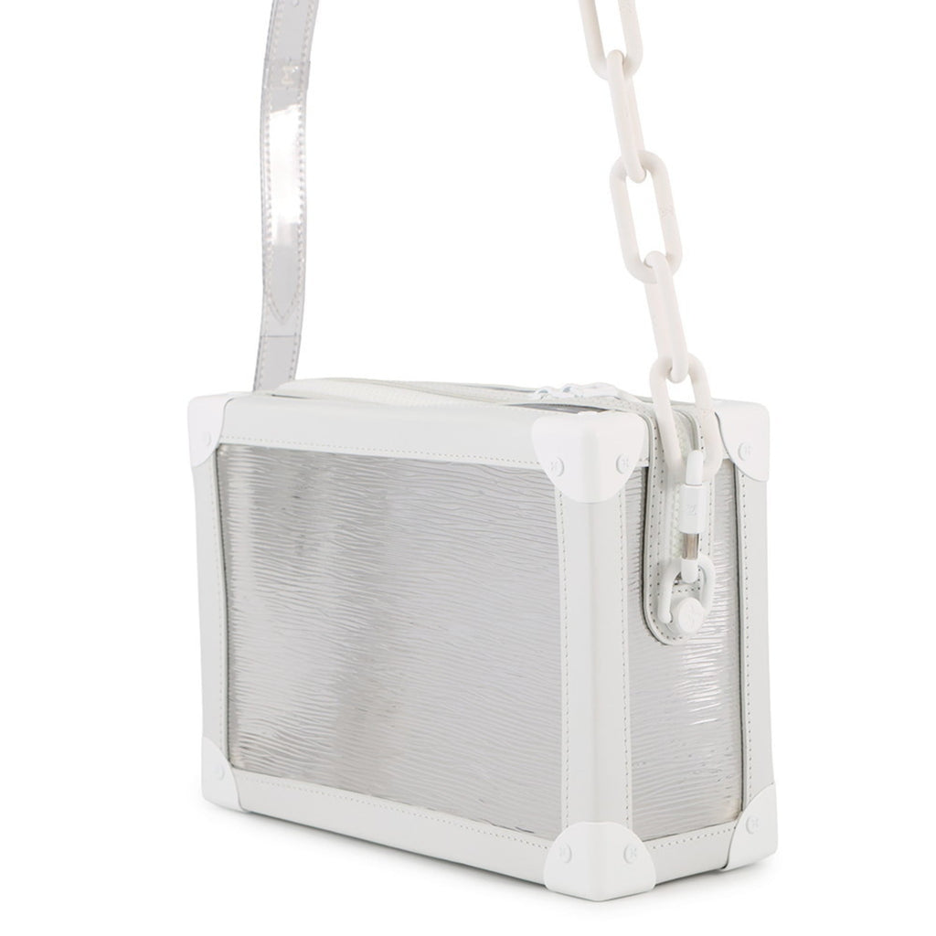 Louis Vuitton White Pvc Leather Shoulder Bag (Pre-Owned)