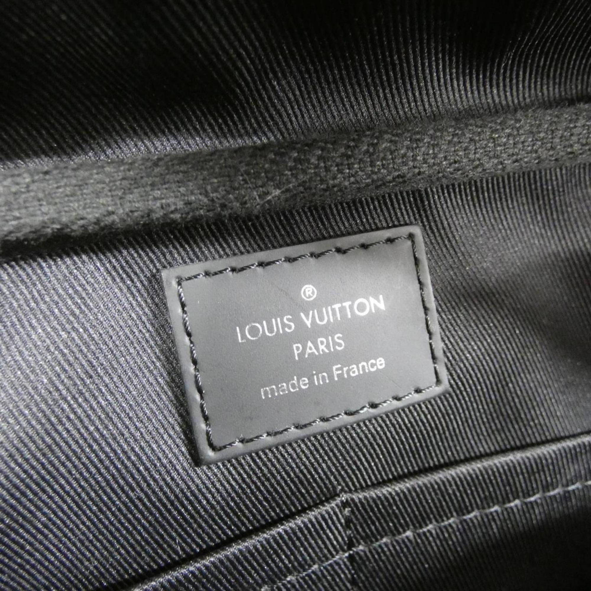 Louis Vuitton Black Coated Canvas Shoulder Bag (Pre-Owned)