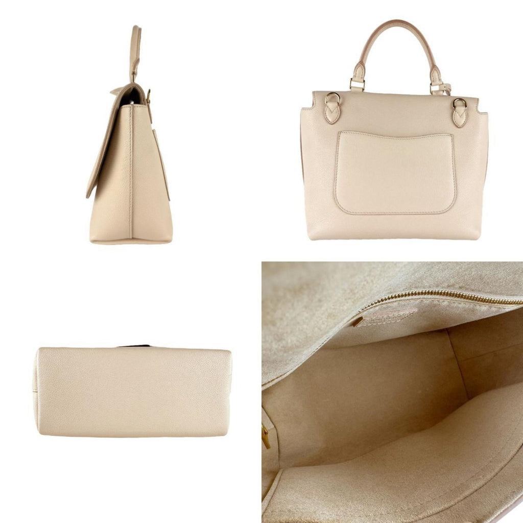 Louis Vuitton Light Beige Cuir Ombre Leather Handbag Shoulder Bag (Pre-Owned)