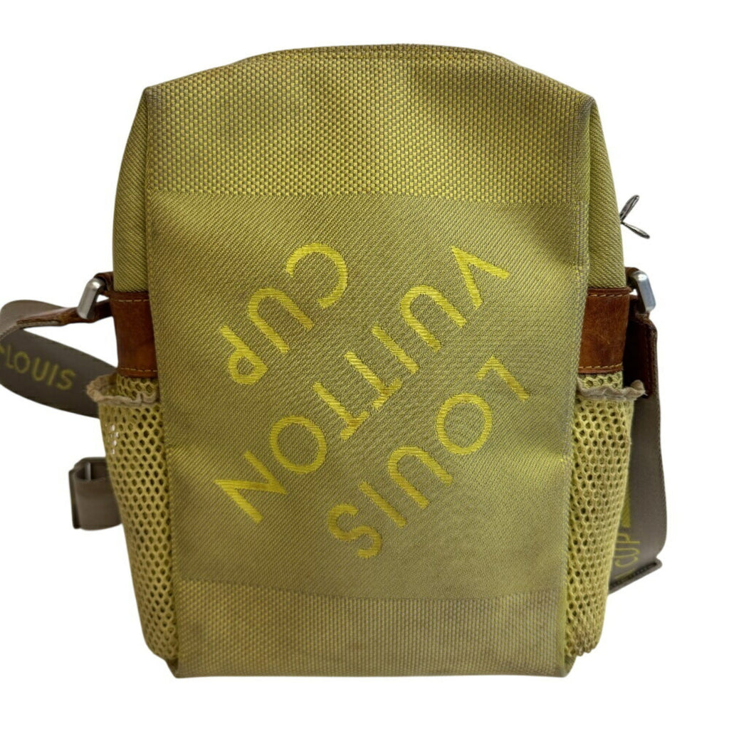 Louis Vuitton Yellow Canvas Pochette Shoulder Bag (Pre-Owned)