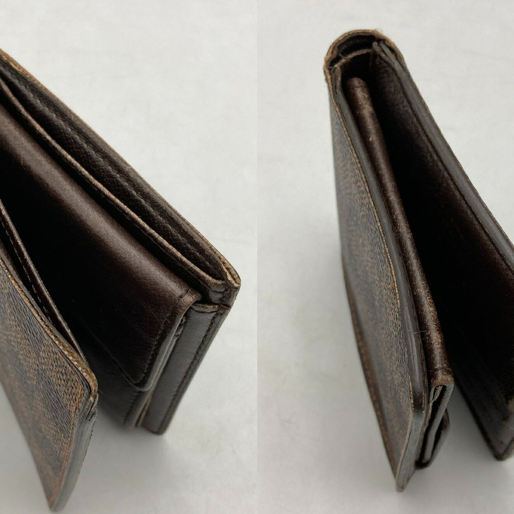 Louis Vuitton Brown Pvc Leather Wallet (Bi-Fold) (Pre-Owned)