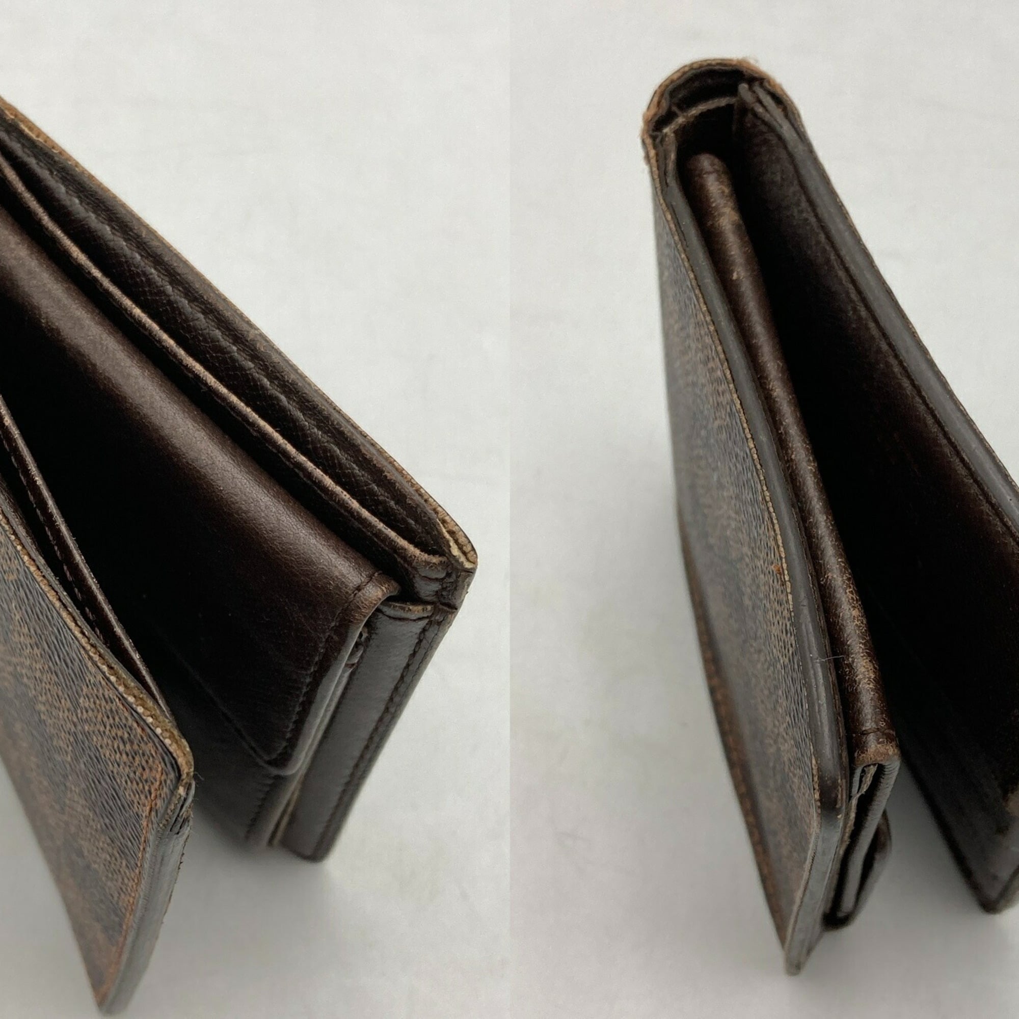 Louis Vuitton Brown Pvc Leather Wallet (Bi-Fold) (Pre-Owned)