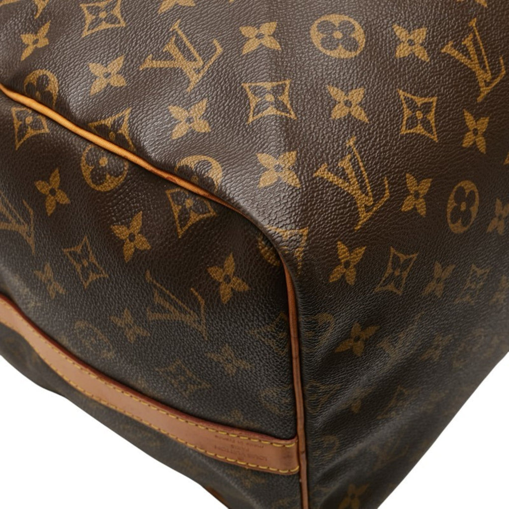 Louis Vuitton Monogram Brown Pvc Leather Boston Bag Shoulder Bag (Pre-Owned)