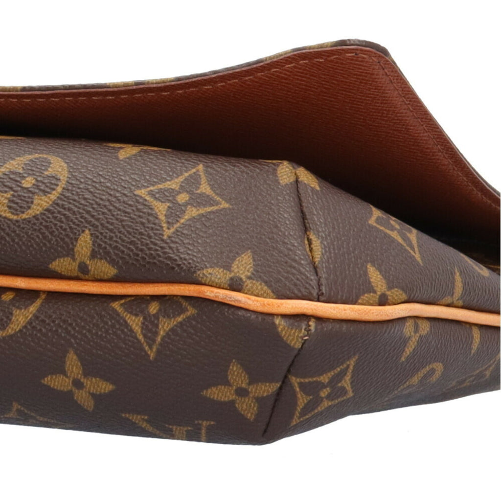 Louis Vuitton Brown Monogram Canvas Shoulder Bag (Pre-Owned)