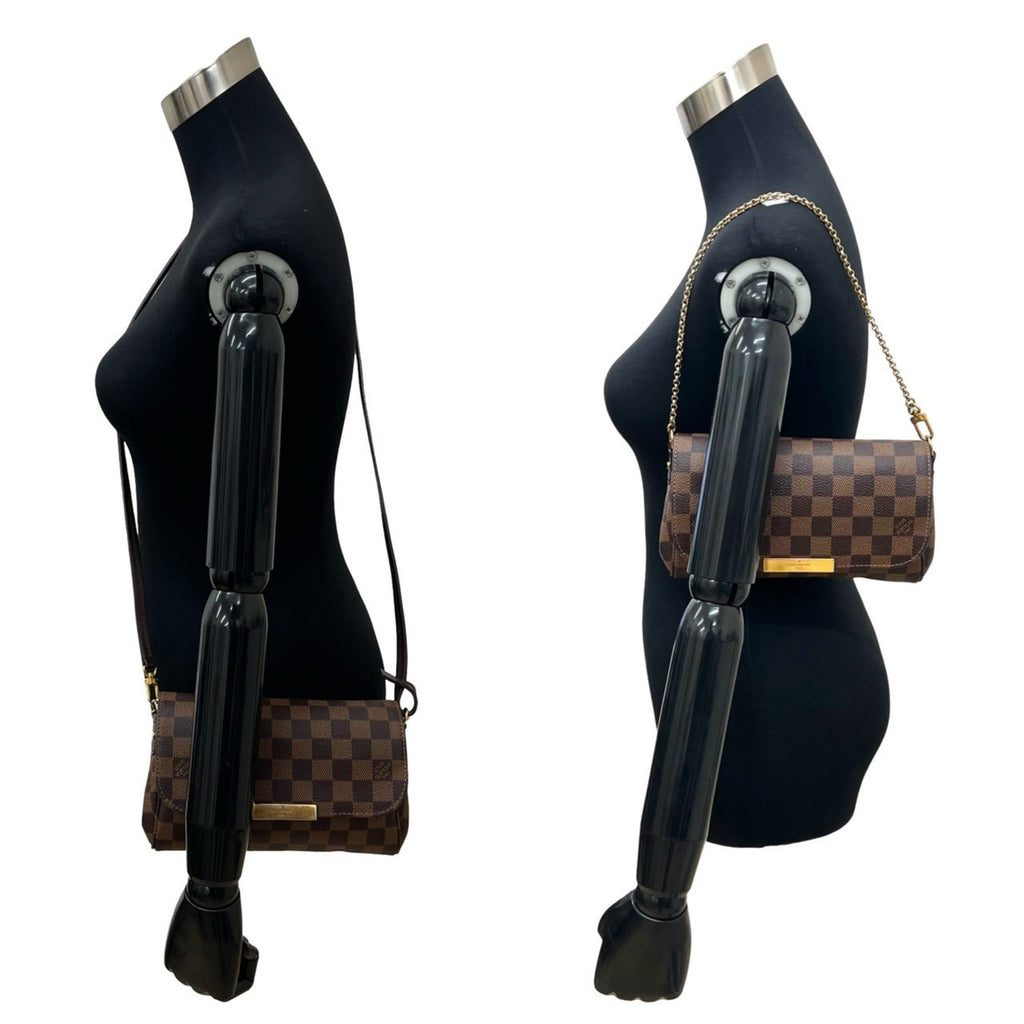 Louis Vuitton Brown Leather Pvc Pochette Shoulder Bag (Pre-Owned)