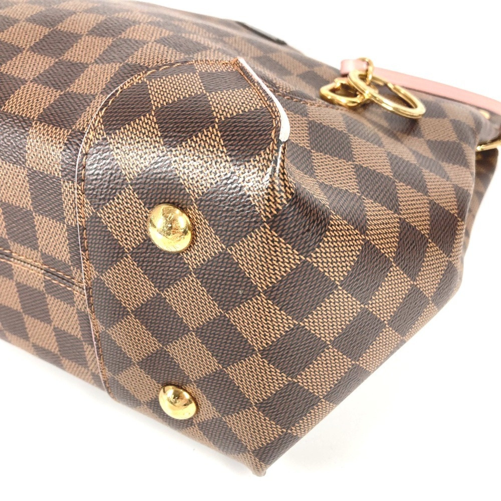 Louis Vuitton Brown Damier Canvas Ebene Damier Canvas Shoulder Bag (Pre-Owned)