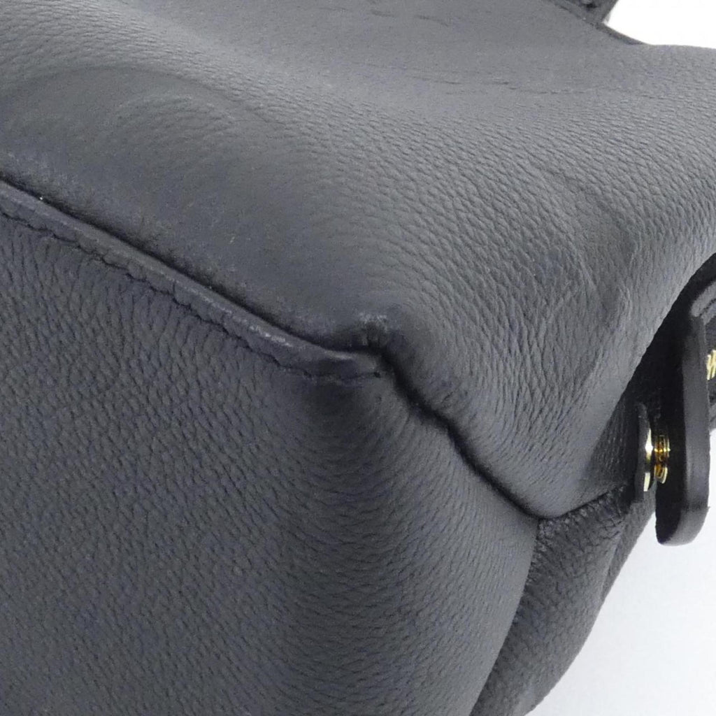 Louis Vuitton Black Leather Handbag (Pre-Owned)