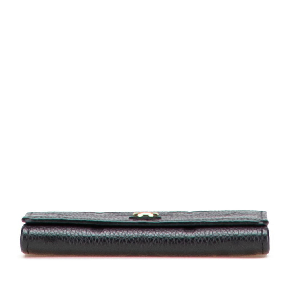 Louis Vuitton Black Noir Leather Wallet (Bi-Fold) (Pre-Owned)