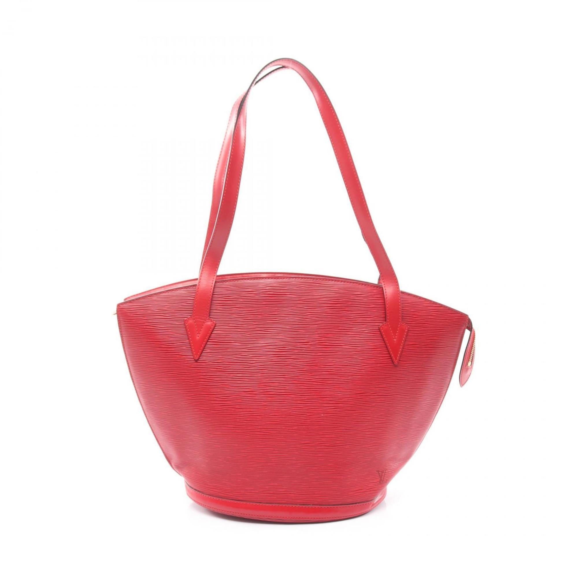 Louis Vuitton Castilian Red Red Color Epi Leather Shoulder Bag (Pre-Owned)
