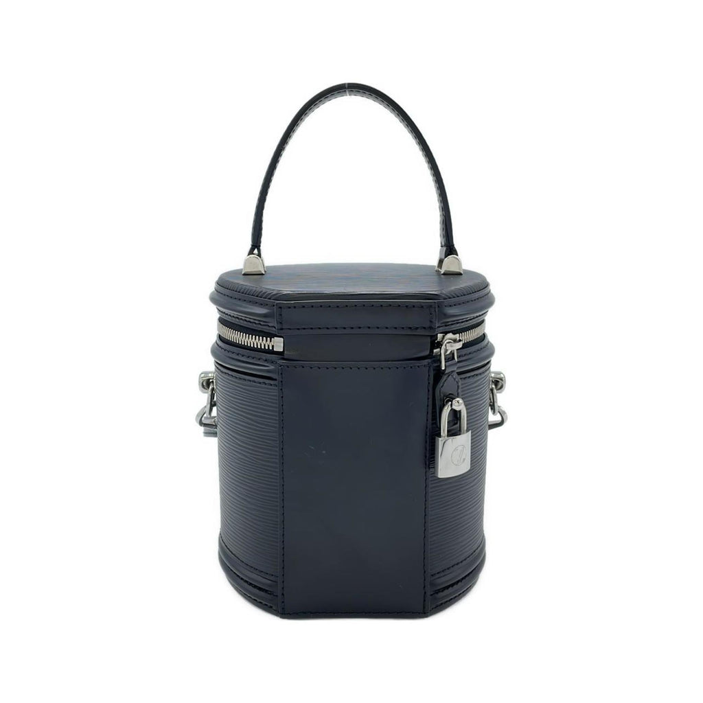 Louis Vuitton Black Leather Handbag (Pre-Owned)