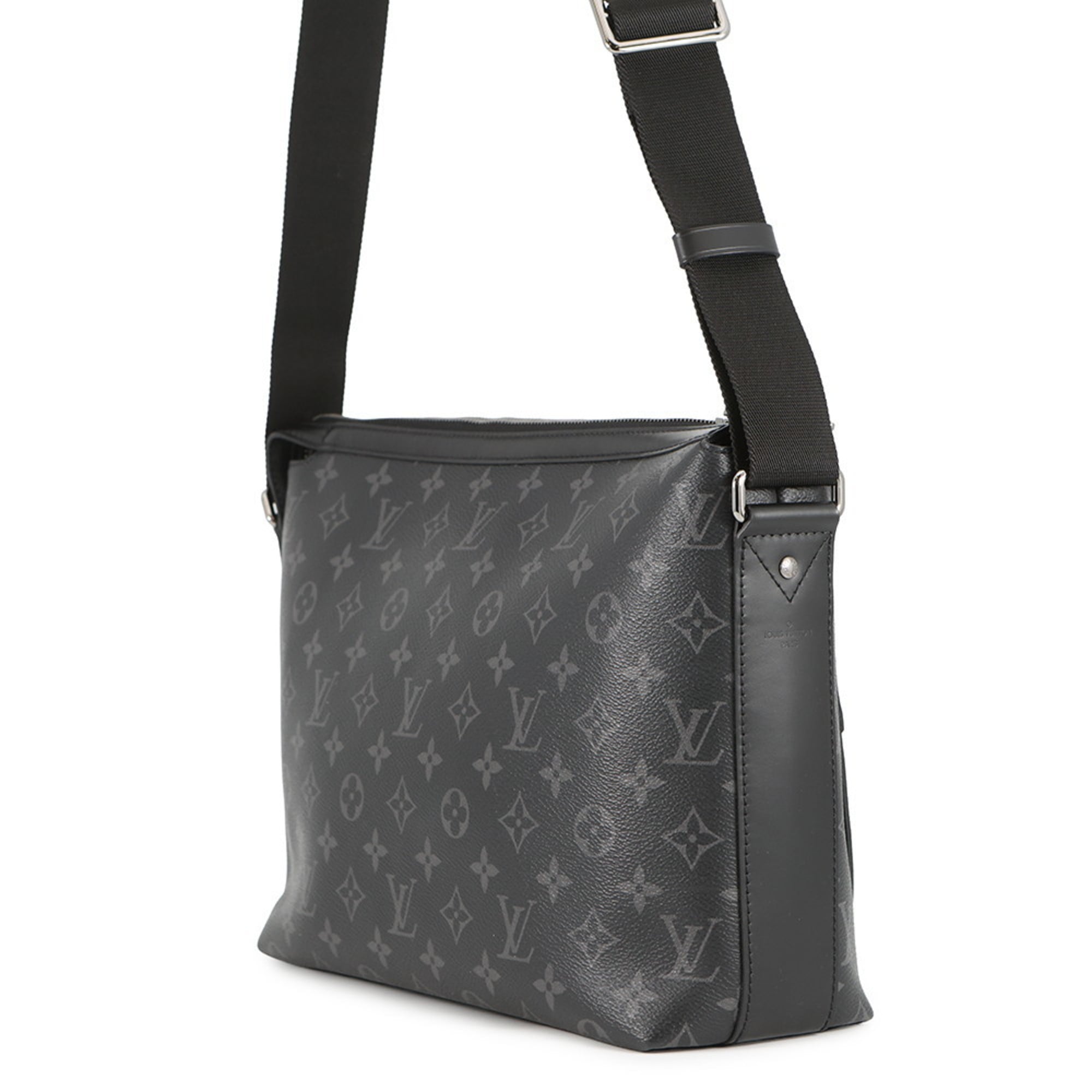Louis Vuitton Monogram Eclipse Black Noir Monogram Eclipse Shoulder Bag (Pre-Owned)