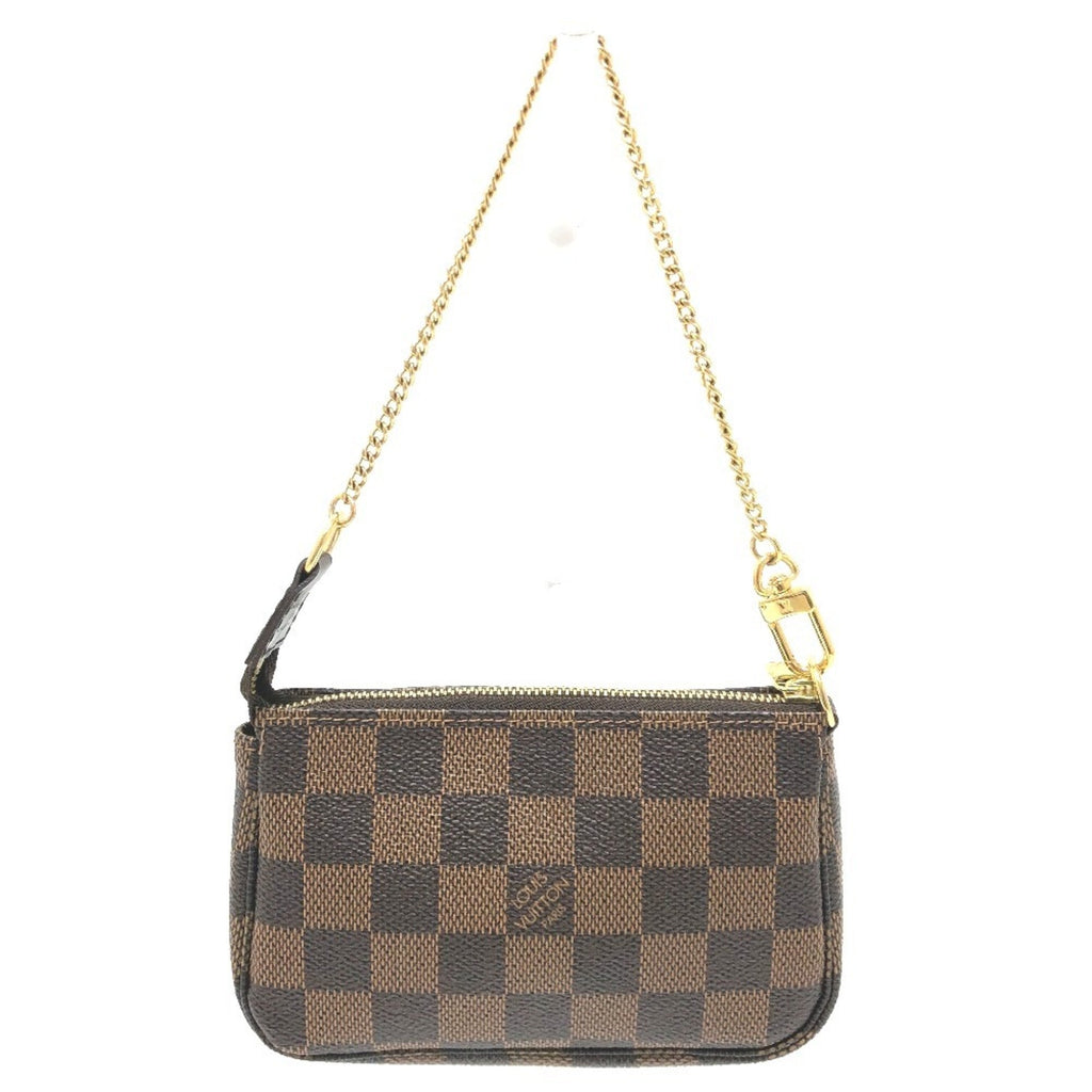 Louis Vuitton Brown Ebene Damier Canvas Pochette Pouch (Pre-Owned)