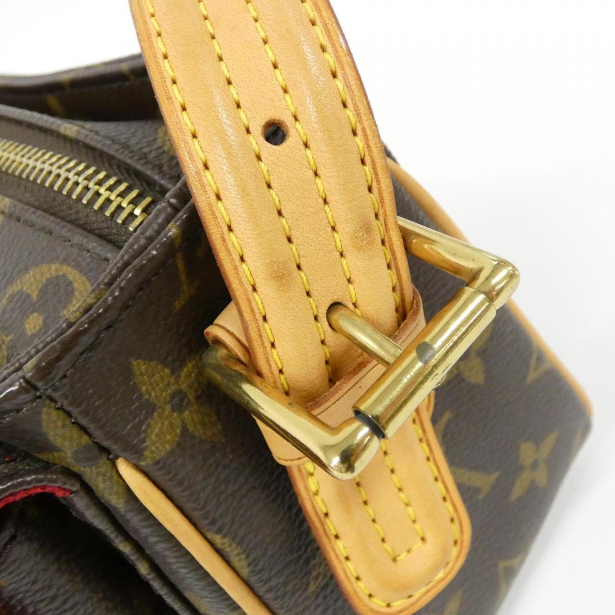 Louis Vuitton Brown Coated Canvas Shoulder Bag (Pre-Owned)