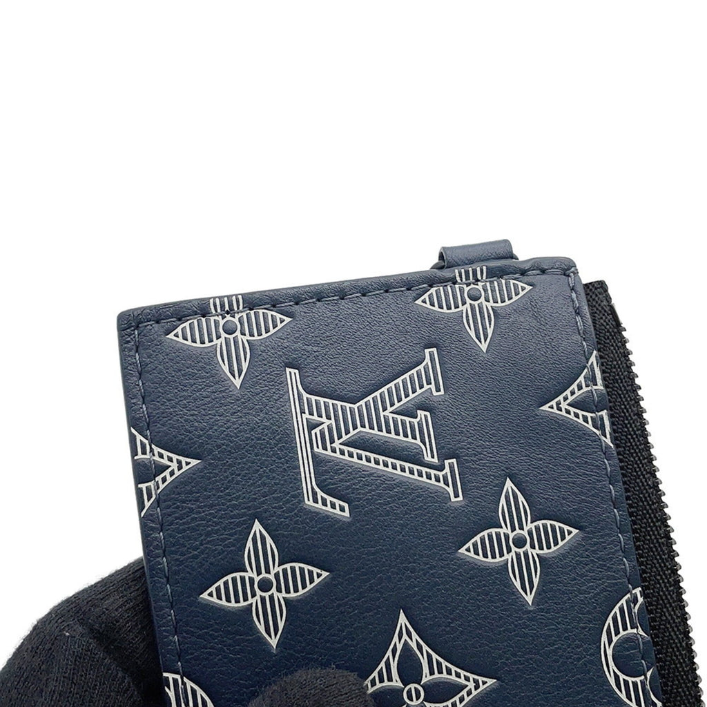 Louis Vuitton Monogram Shadow Navy Monogram Shadow Shoulder Bag (Pre-Owned)