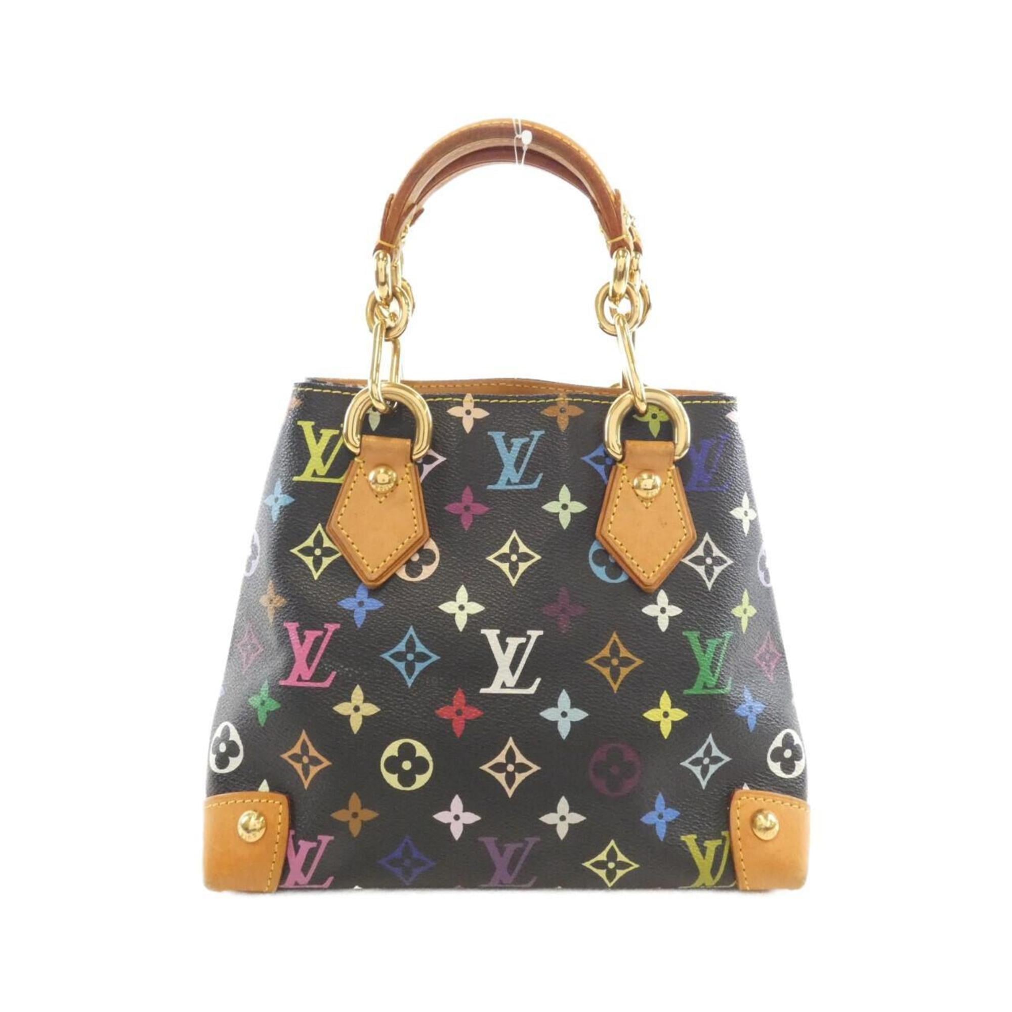 Louis Vuitton Black Multi-Color Coated Canvas Handbag (Pre-Owned)