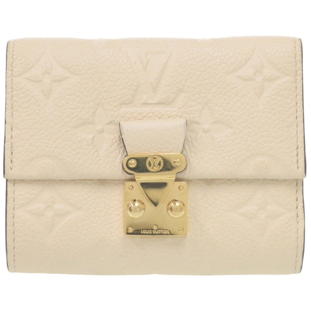 Louis Vuitton Monogram Empreinte Gold Monogram White Monogram Empreinte Wallet (Tri-Fold) (Pre-Owned)