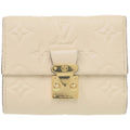 Louis Vuitton Monogram Empreinte Gold Monogram White Monogram Empreinte Wallet (Tri-Fold) (Pre-Owned)