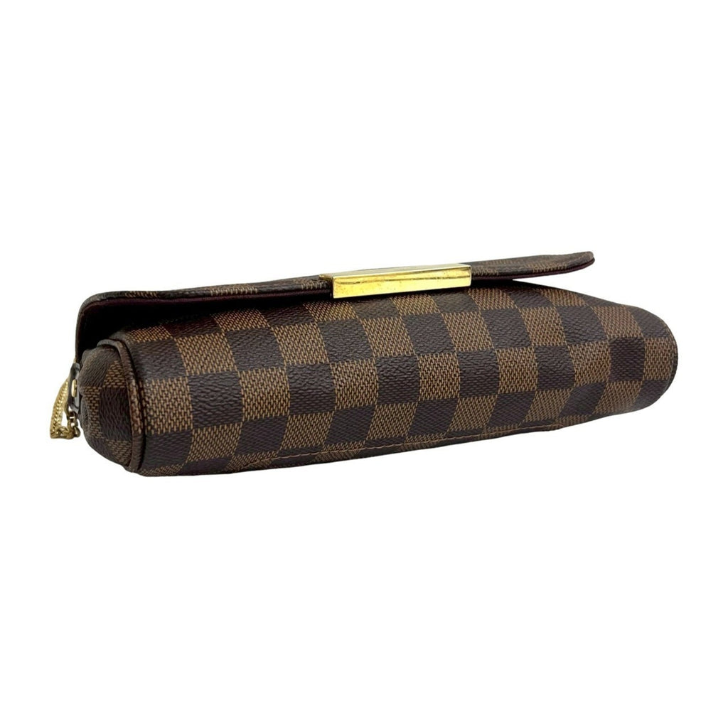 Louis Vuitton Brown Leather Pvc Pochette Shoulder Bag (Pre-Owned)