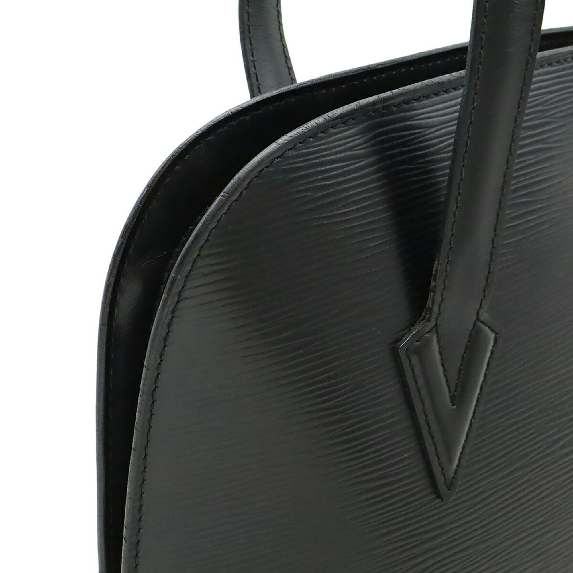Louis Vuitton Black Noir Epi Leather Shoulder Bag Tote Bag (Pre-Owned)