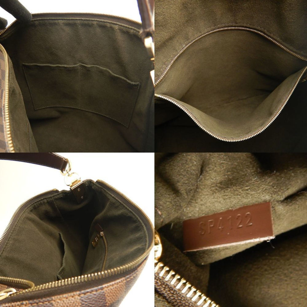 Louis Vuitton Ebene Pvc Shoulder Bag (Pre-Owned)