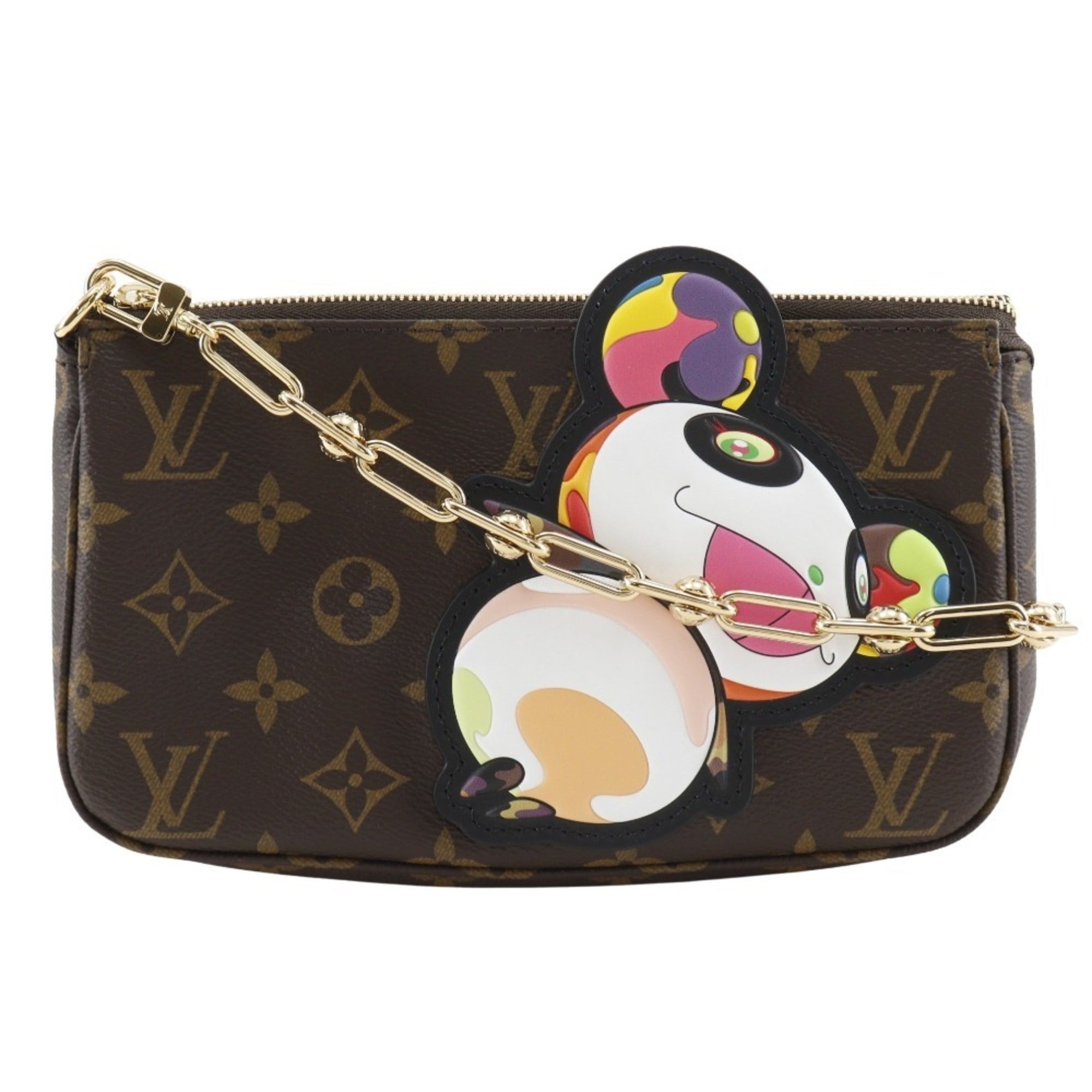 Louis Vuitton Brown Monogram Canvas Pochette Shoulder Bag (Pre-Owned)