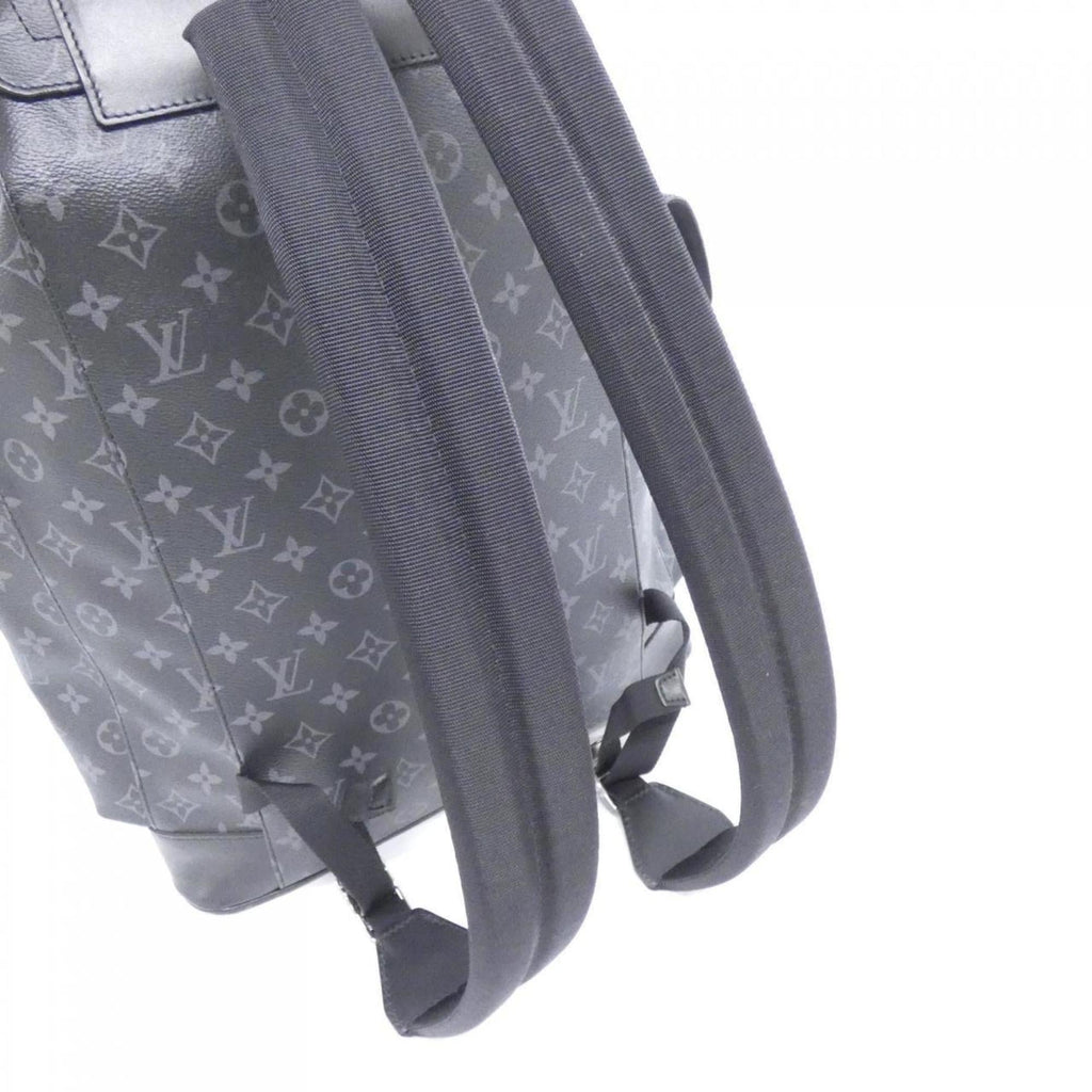 Louis Vuitton Black Coated Canvas Backpack (Pre-Owned)