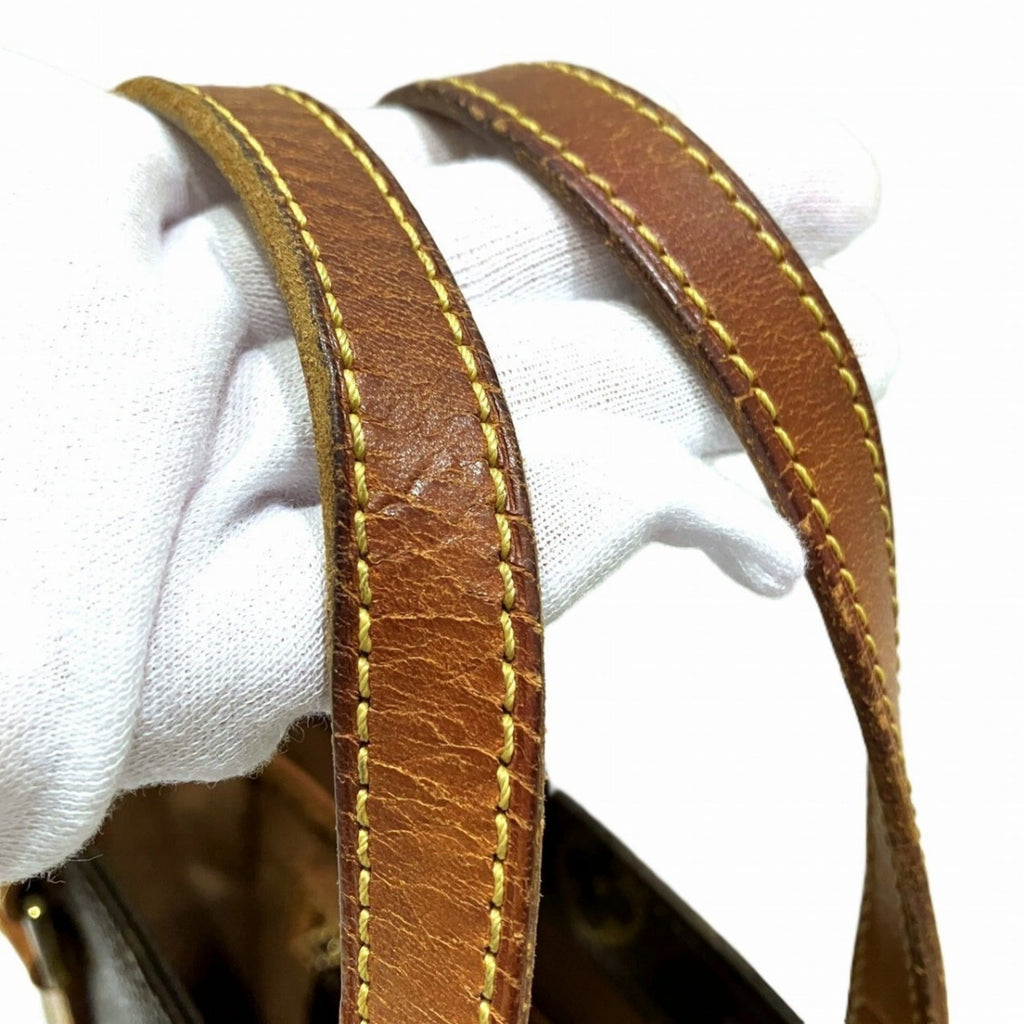 Louis Vuitton Brown Pvc Handbag Shoulder Bag (Pre-Owned)