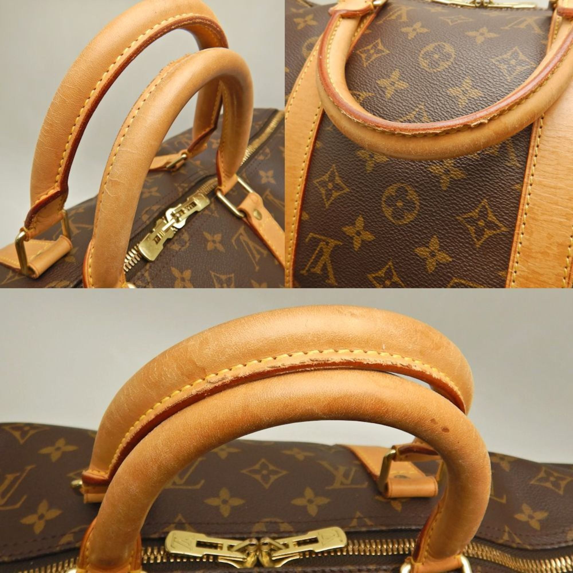 Louis Vuitton Monogram Brown Pvc Boston Bag (Pre-Owned)