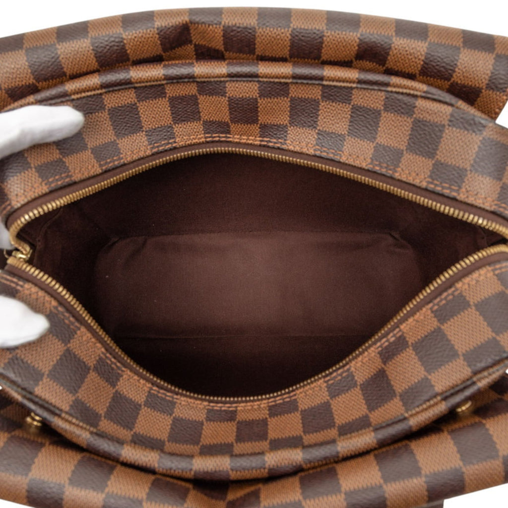 Louis Vuitton Brown Damier Canvas Ebene Leather Pvc Messenger Bag (Pre-Owned)