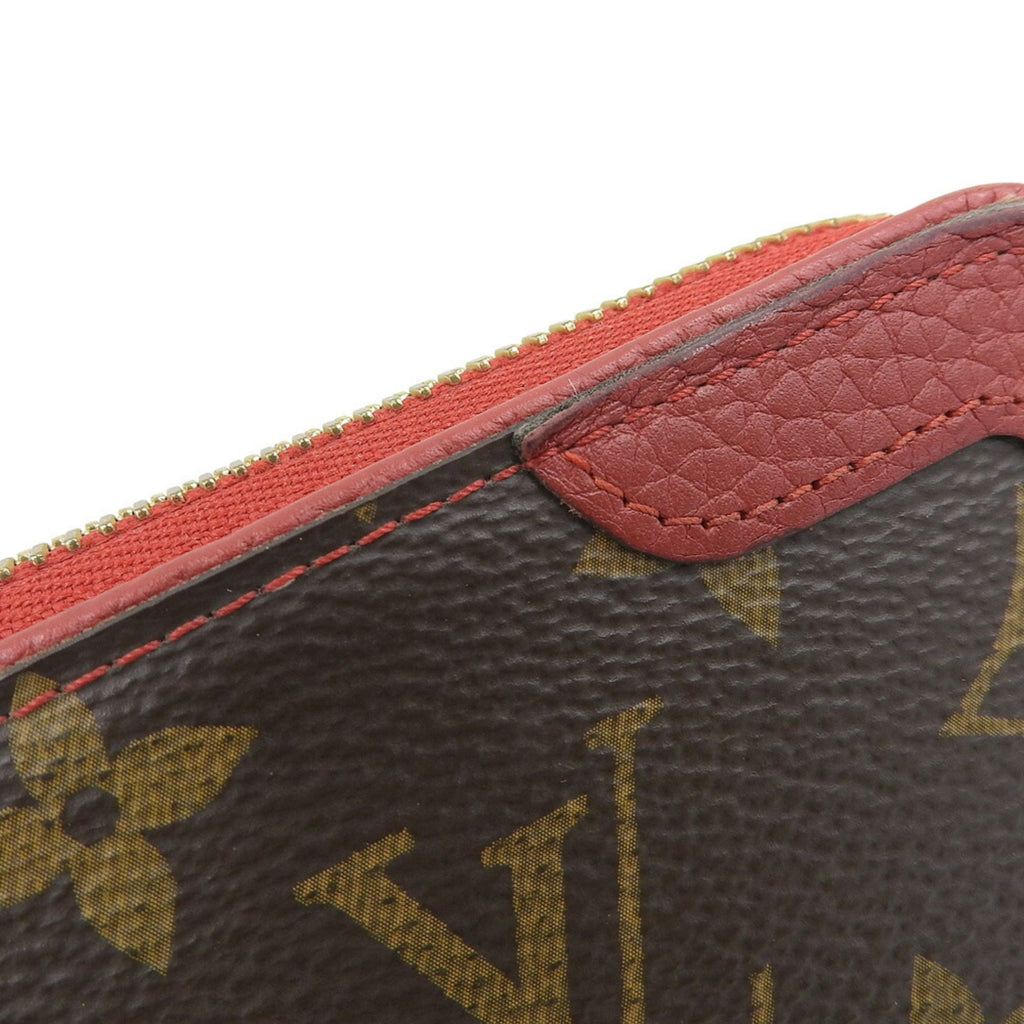 Louis Vuitton Monogram Red Color Pvc Long Wallet (Bi-Fold) (Pre-Owned)