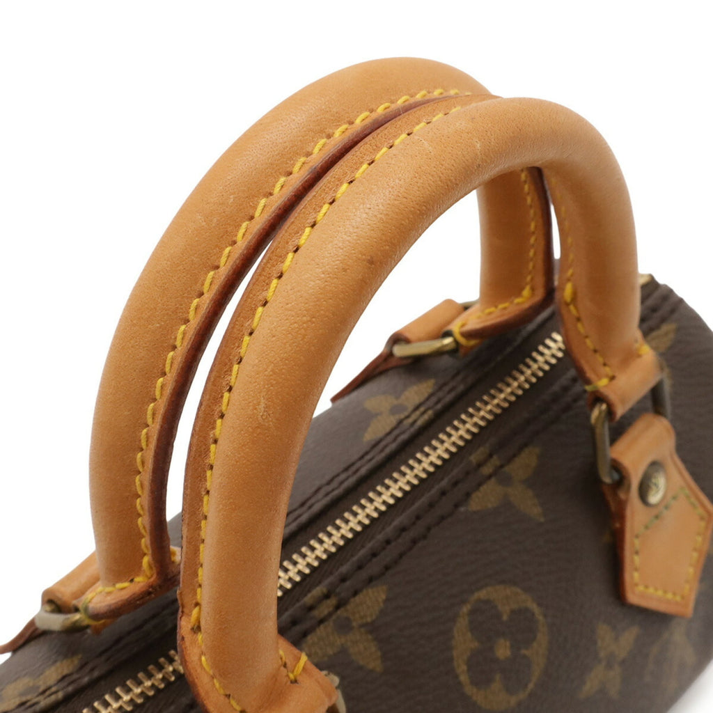 Louis Vuitton Brown Monogram Canvas Handbag Pouch Shoulder Bag (Pre-Owned)