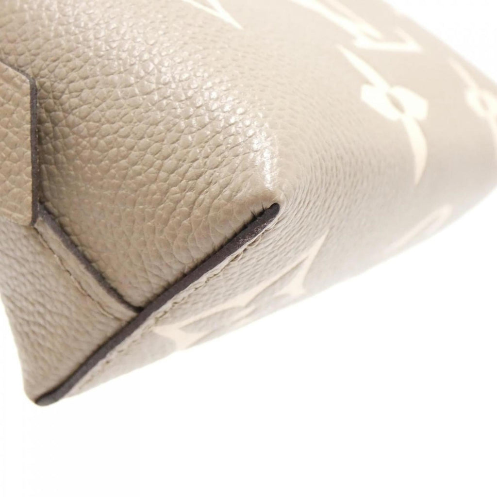 Louis Vuitton Bicolor Cream Leather Pochette Pouch (Pre-Owned)