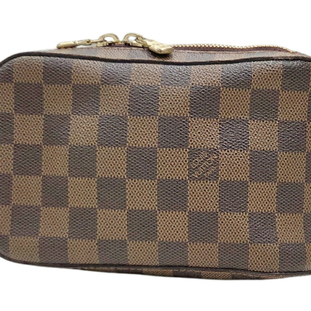 Louis Vuitton Brown Damier Canvas Shoulder Bag Sling Bag (Pre-Owned)