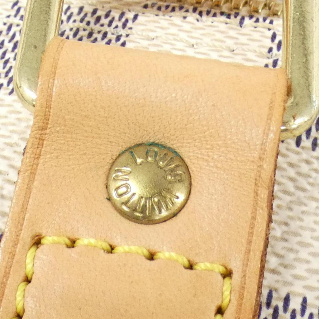Louis Vuitton Azur Coated Canvas Boston Bag (Pre-Owned)