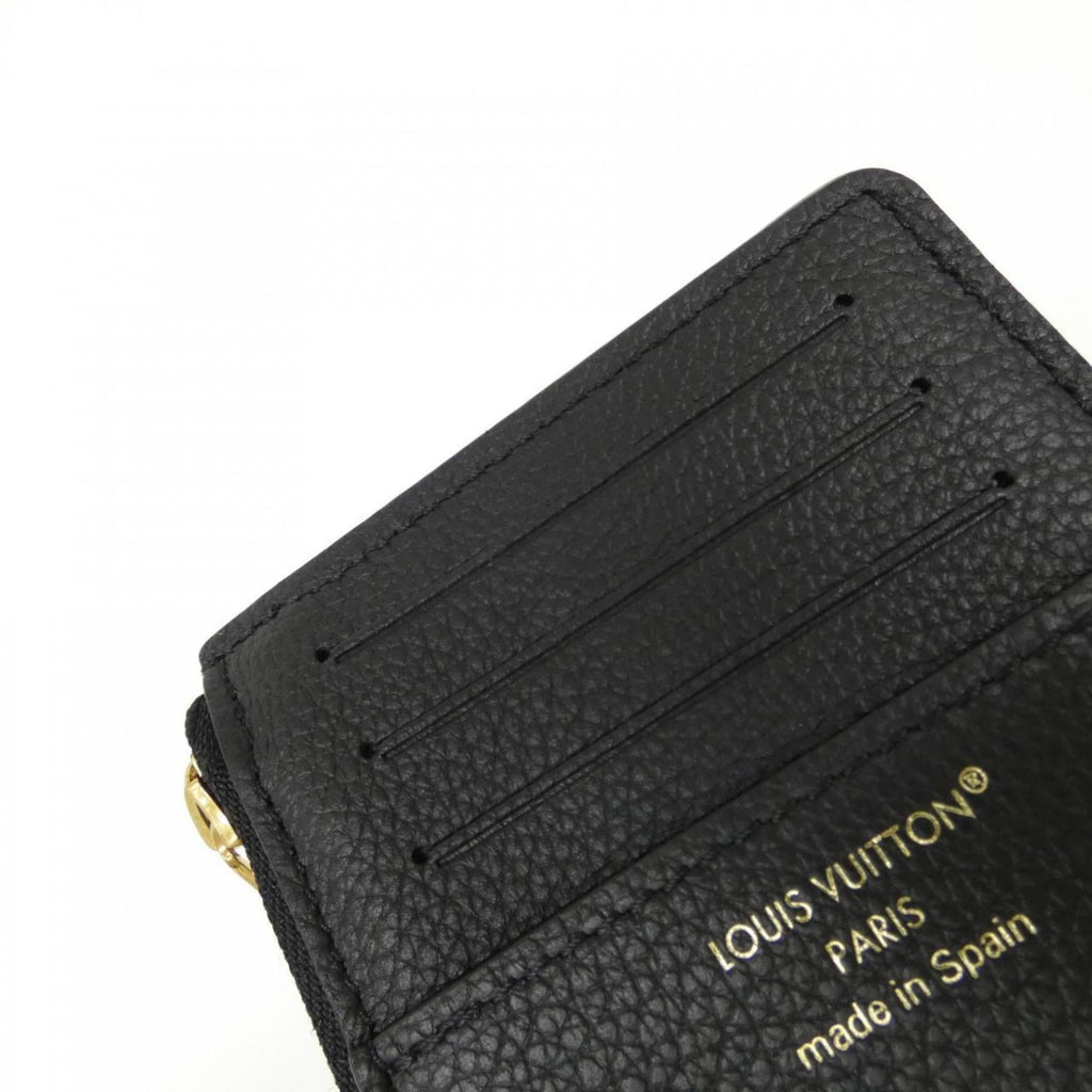Louis Vuitton Black Leather Coin Purse/Coin Case (Pre-Owned)